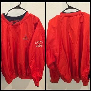 Cutter & Buck St Louis Cardinals Vintage Windbreaker Jacket Mens XL Red MLB